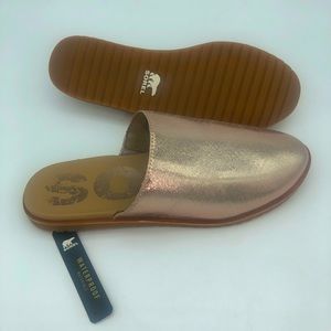 Sorel Metallic Slip-On Flats